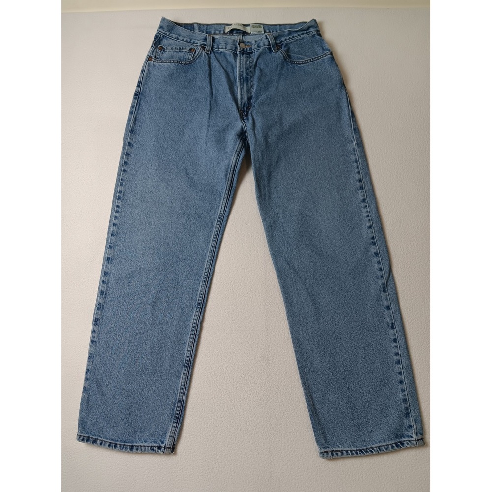 Levis 550 Relaxed Fit Jeans Mens 36x32 Medium Wash Blue Denim